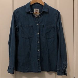 Denim Button Shirt by Cole Haan
